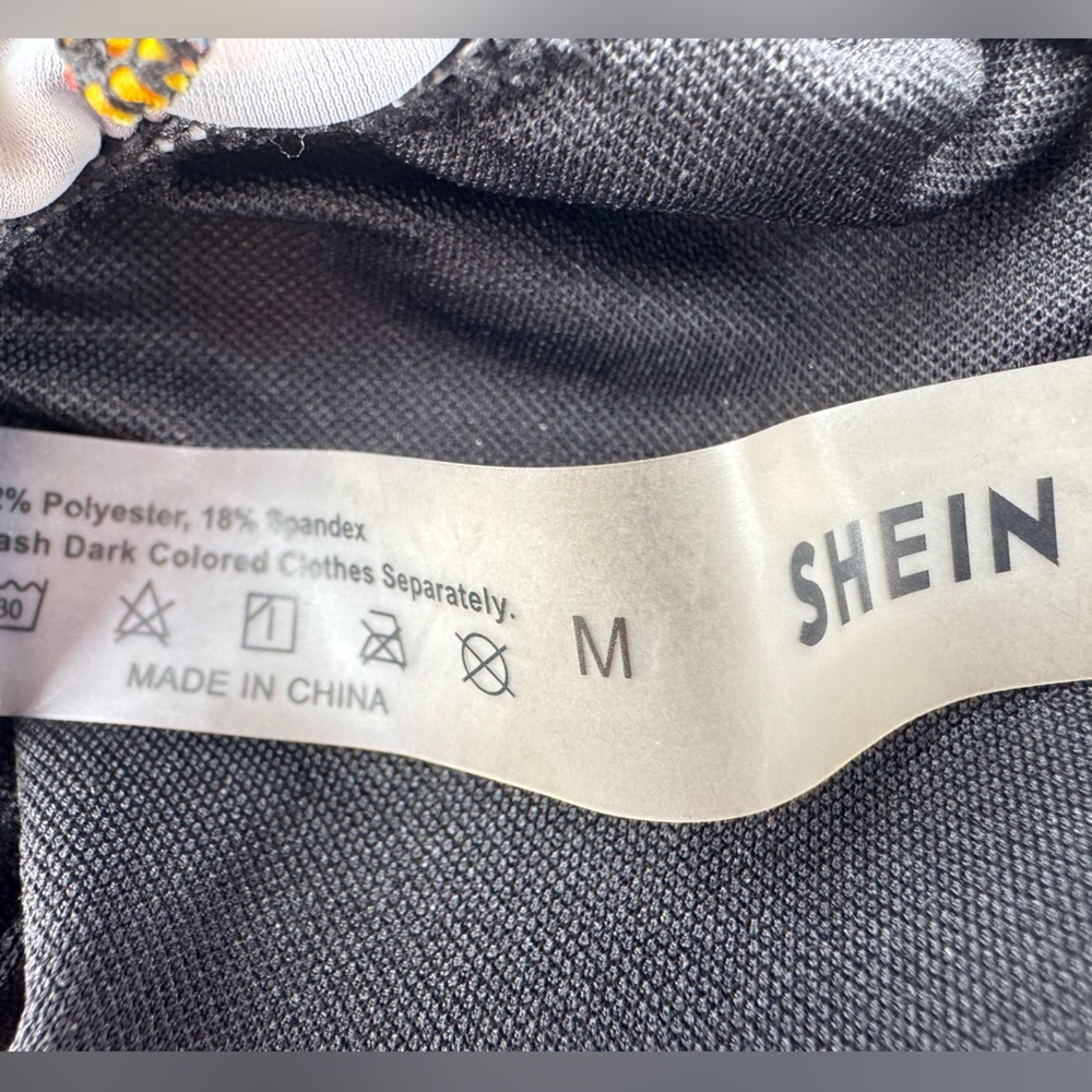 SHEIN String Floral Bikini Top - Picture 4 of 4